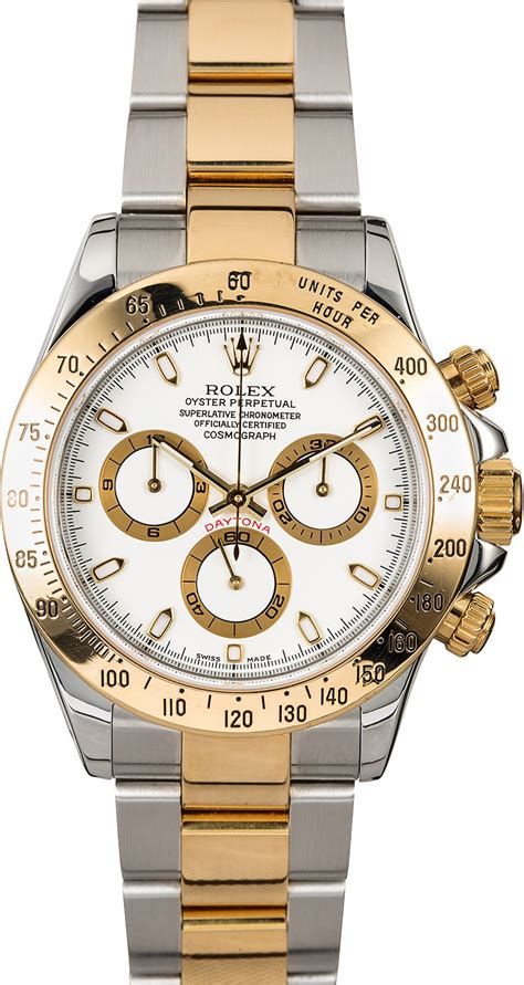 rolex daytona white face.